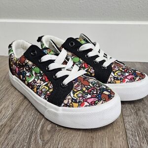 Ground Up Nintendo Super Mario Brothers Youth Size 1 Sneakers Low Top Shoes 2024
